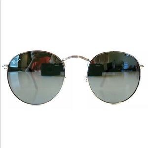 Ray-Ban RB3447 Round Metal 003/40 Silver Frame